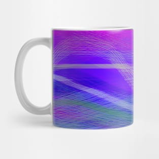 blue brushstroke Mug